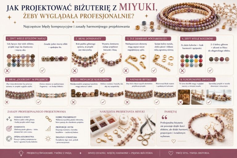 Jak projektować biżuterię z Miyuki